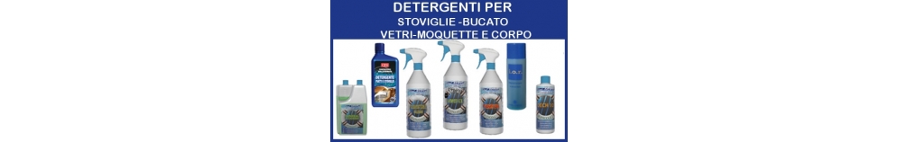 Detergenti per Stoviglie - Bucato - Vetri - Moquette e Corpo