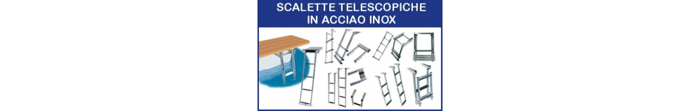 Scalette Telescopiche in Acciaio Inox