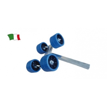 RICAMBIO RULLO BLU LATERALE QUADRUPLO