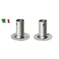 BASE TONDA A 90° IN ACCIAIO INOX AISI 316